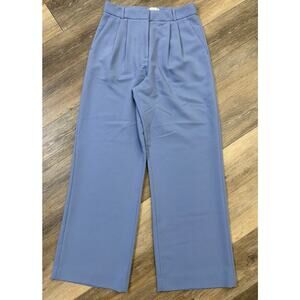 Abercrombie & Fitch Blue Tailored Straight Leg Pants Women’s 8